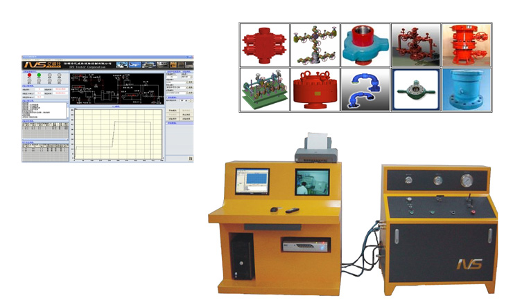 井口装置气密封试验机设备图片