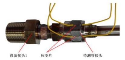 图 6 粘贴应变片的试件