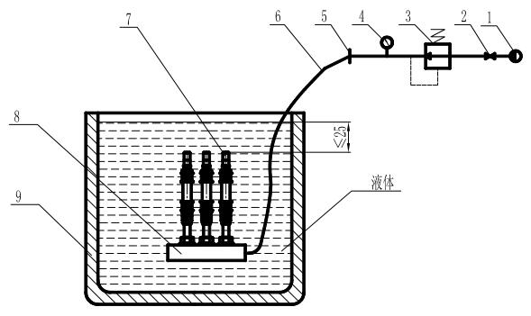 图 1 密封性试验装置示意图